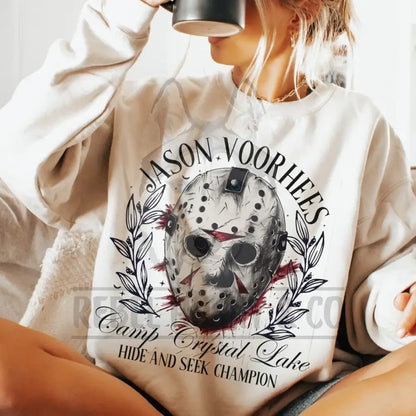 Jason Voorhees Camp Crystal Lake Dtf Transfer