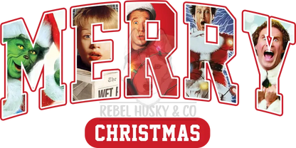 Merry Christmas Movies Option 6 Dtf Transfer